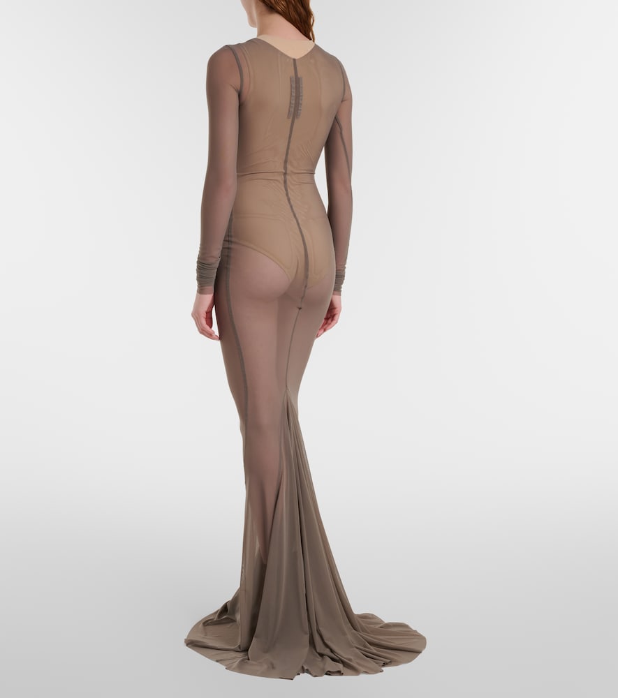 Temple tulle gown