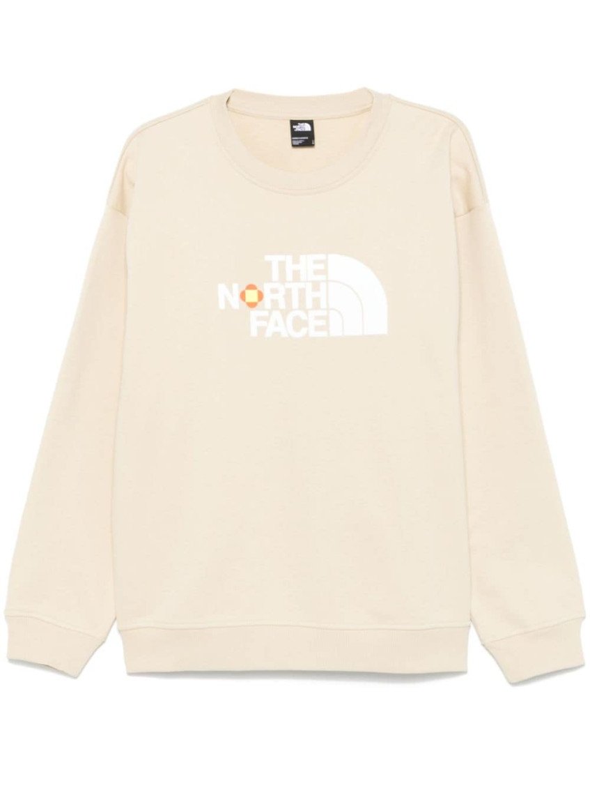 X Yinka Ilori logo-stamp sweatshirt - Neutrals