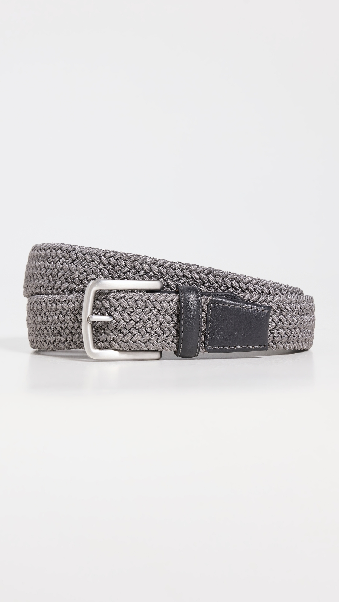 Stretch Woven Belt Grey