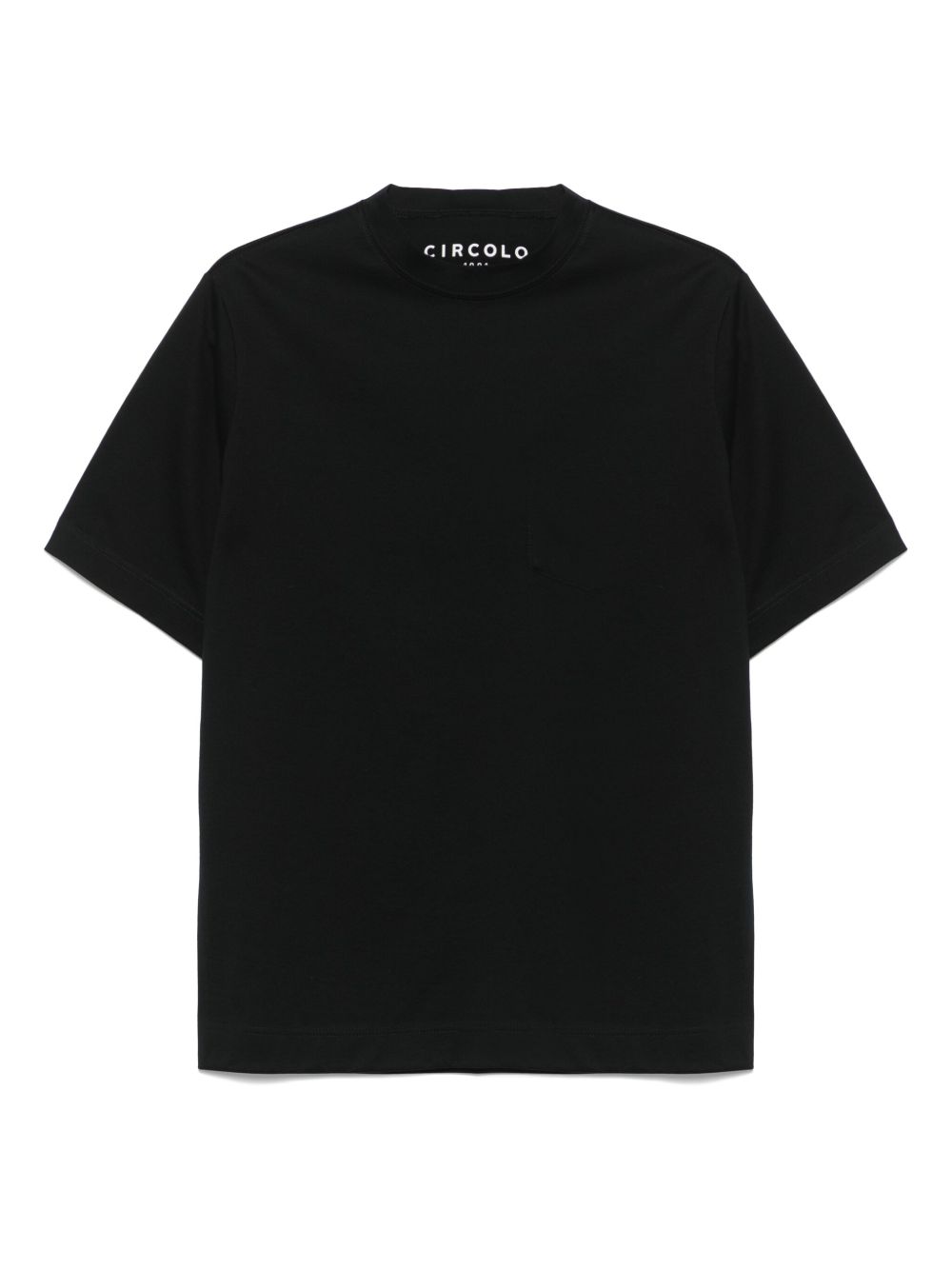 Cotton Crew Neck T-shirt — Black