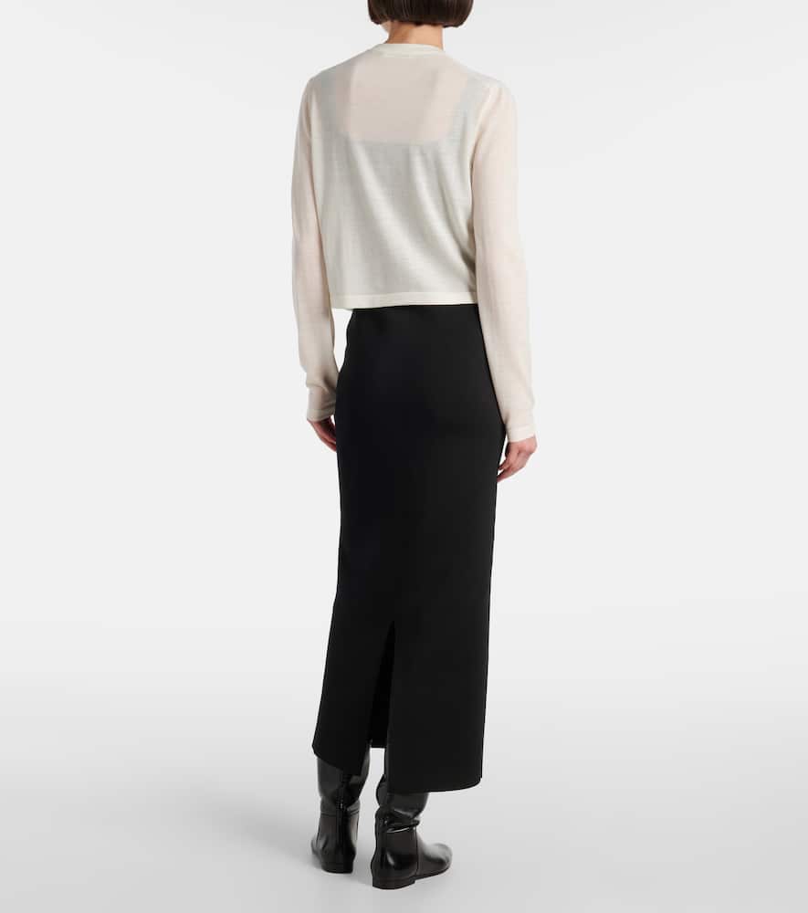 Brieta wool-blend cardigan