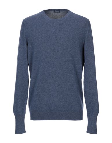 Man Sweater Blue Size 40 Cashmere