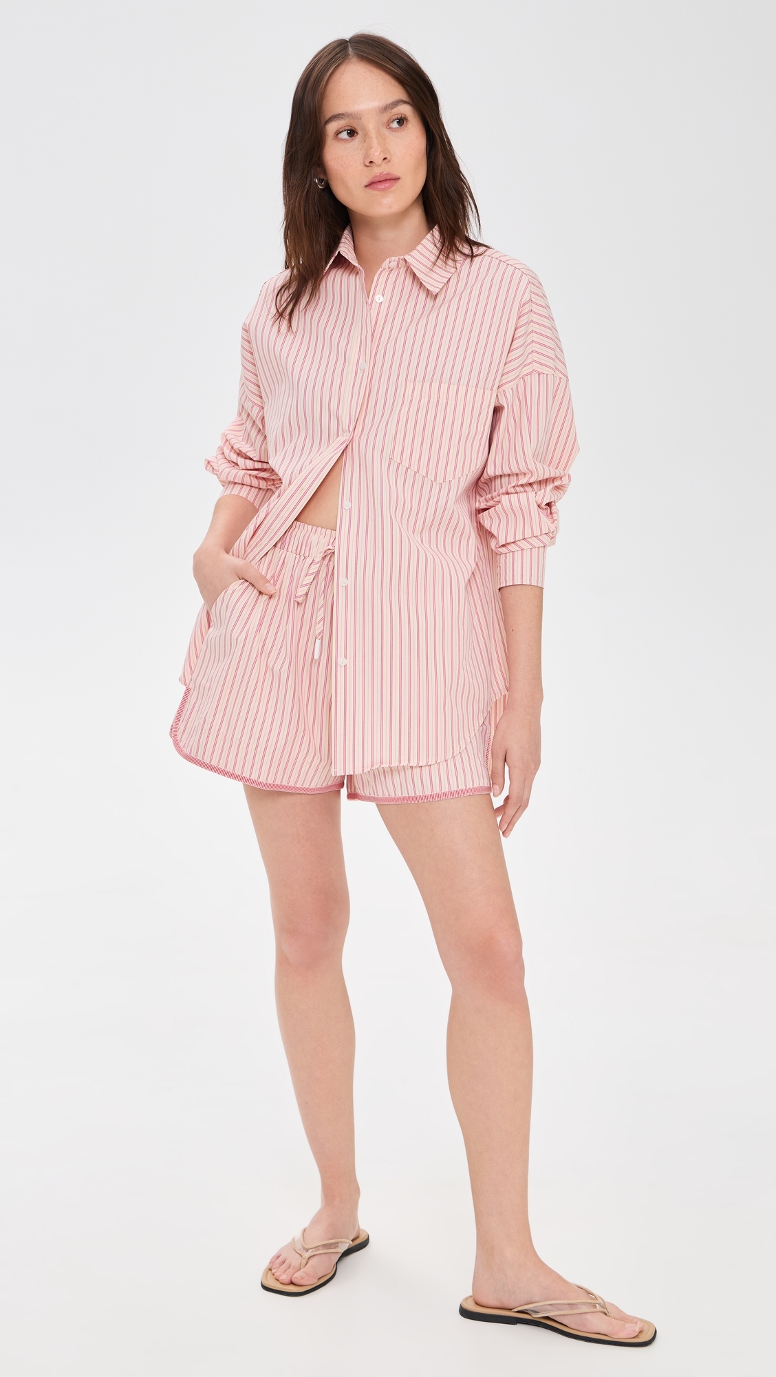 Harbor Shorts Pink Stripe
