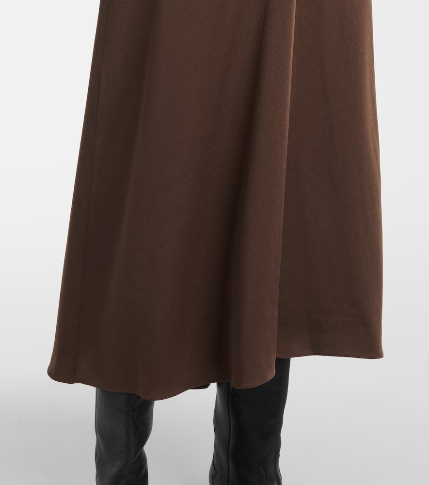 Keany satin midi dress