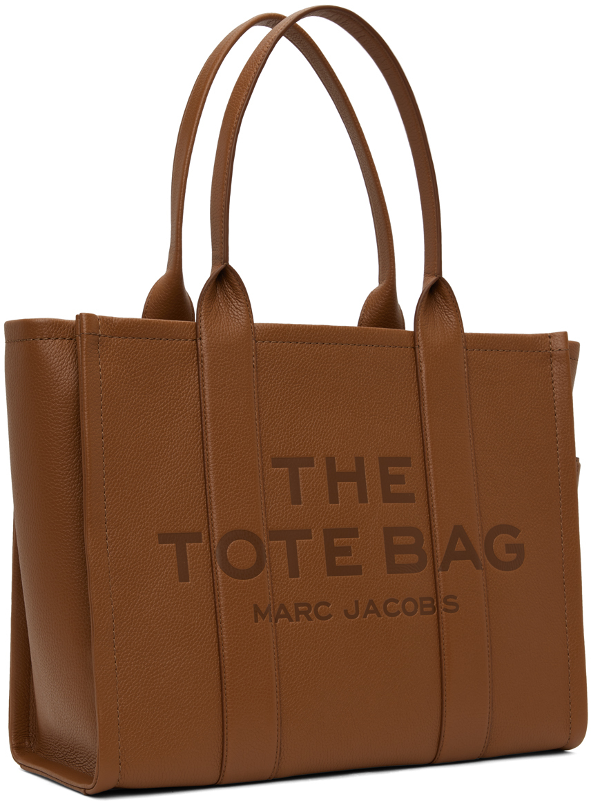 Marc Jacobs Brown 'The Leather Large' Tote