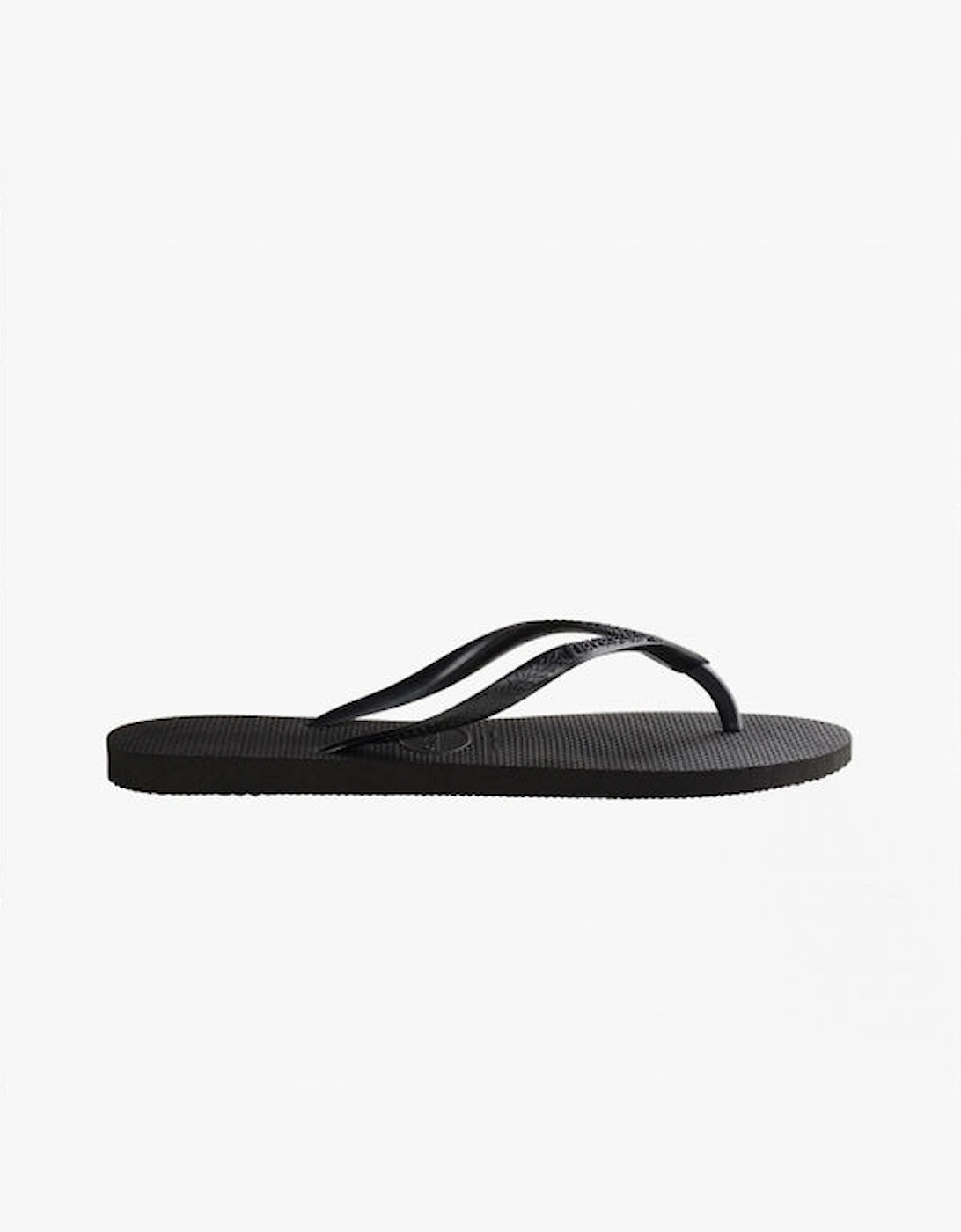Women's Havaianas HAV SLIM Womens Flip Flops Black - Black/Black - Size: 3/3.5/4