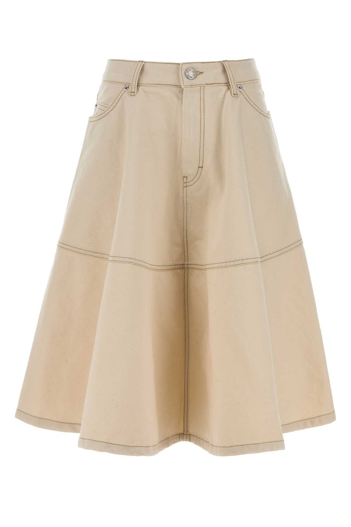 Midi Skirt — Beige