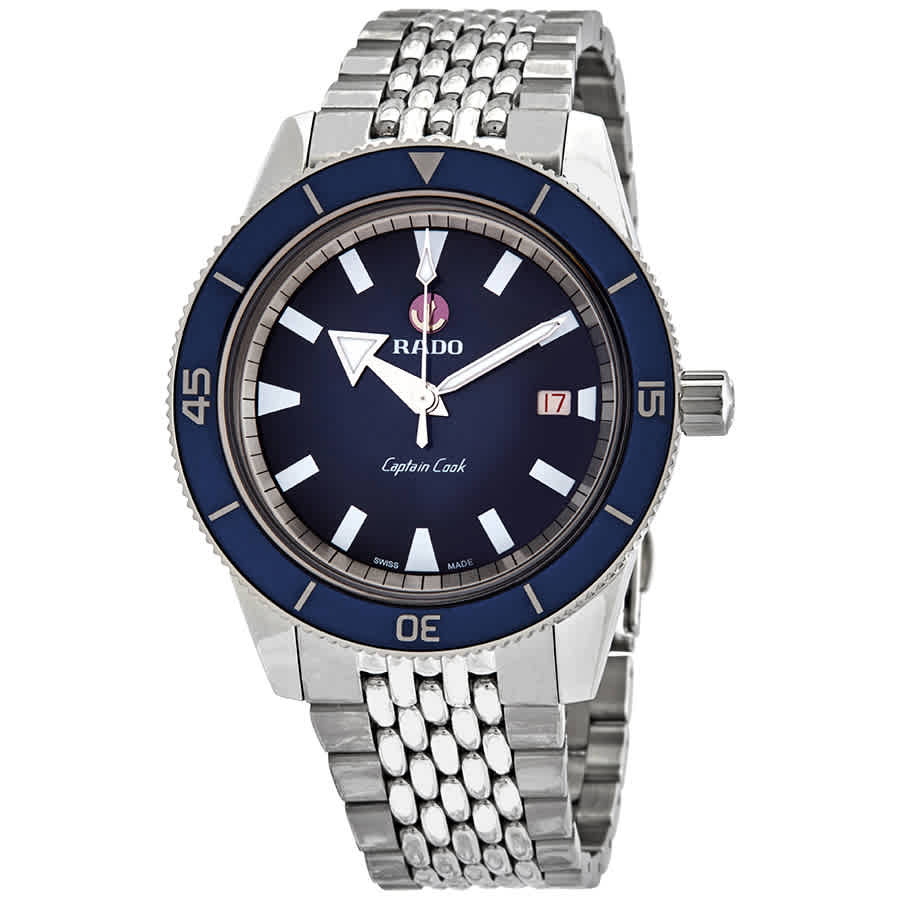 Captain Cook Automatic Blue Dial Mens Watch R32505203