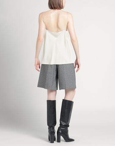 Woman Top Ivory Size 14 Polyester, Elastane