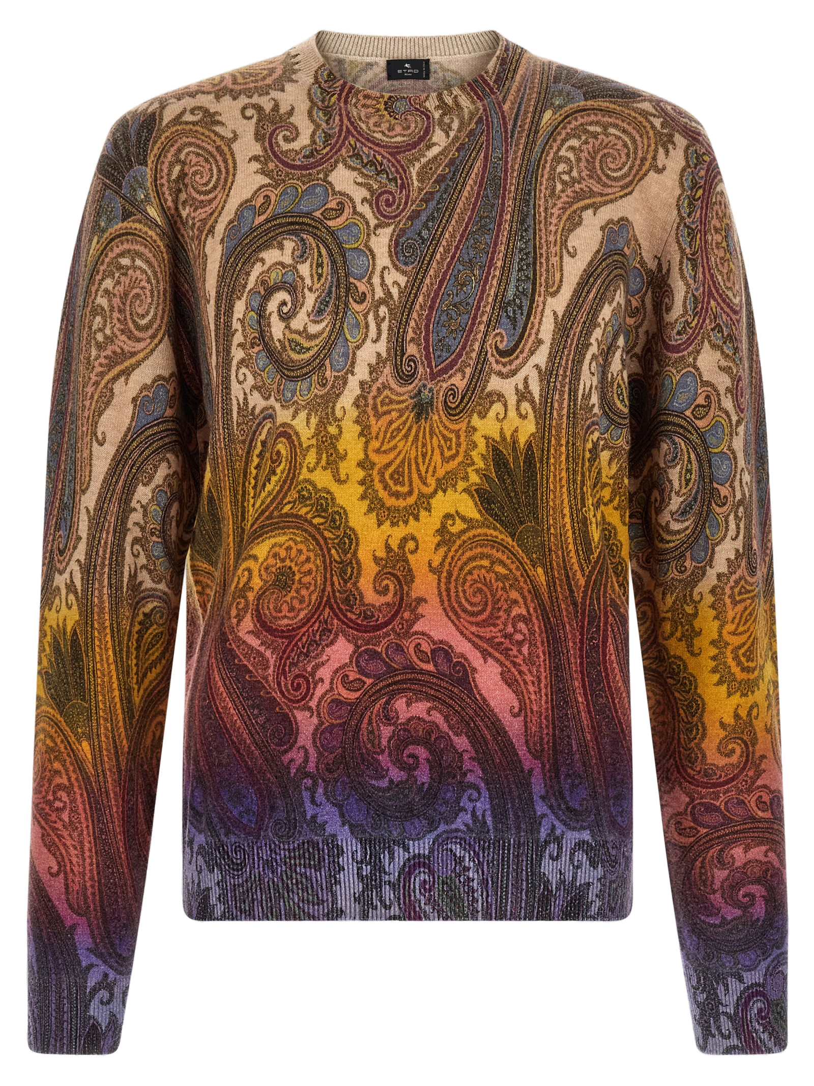 Paisley Wool Sweater — Multicolor