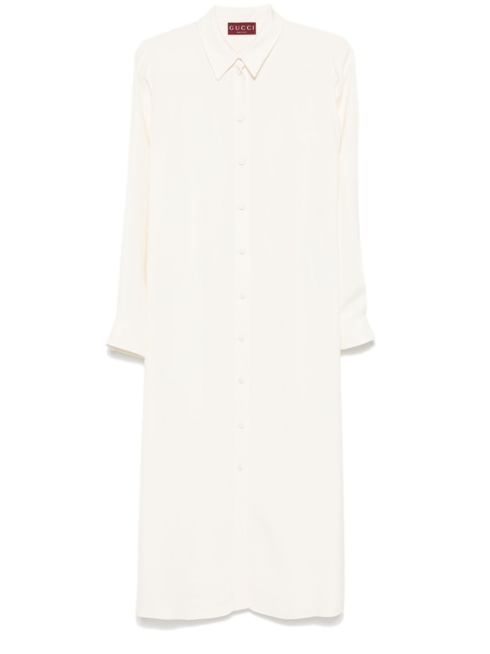 Belted maxi dress - White