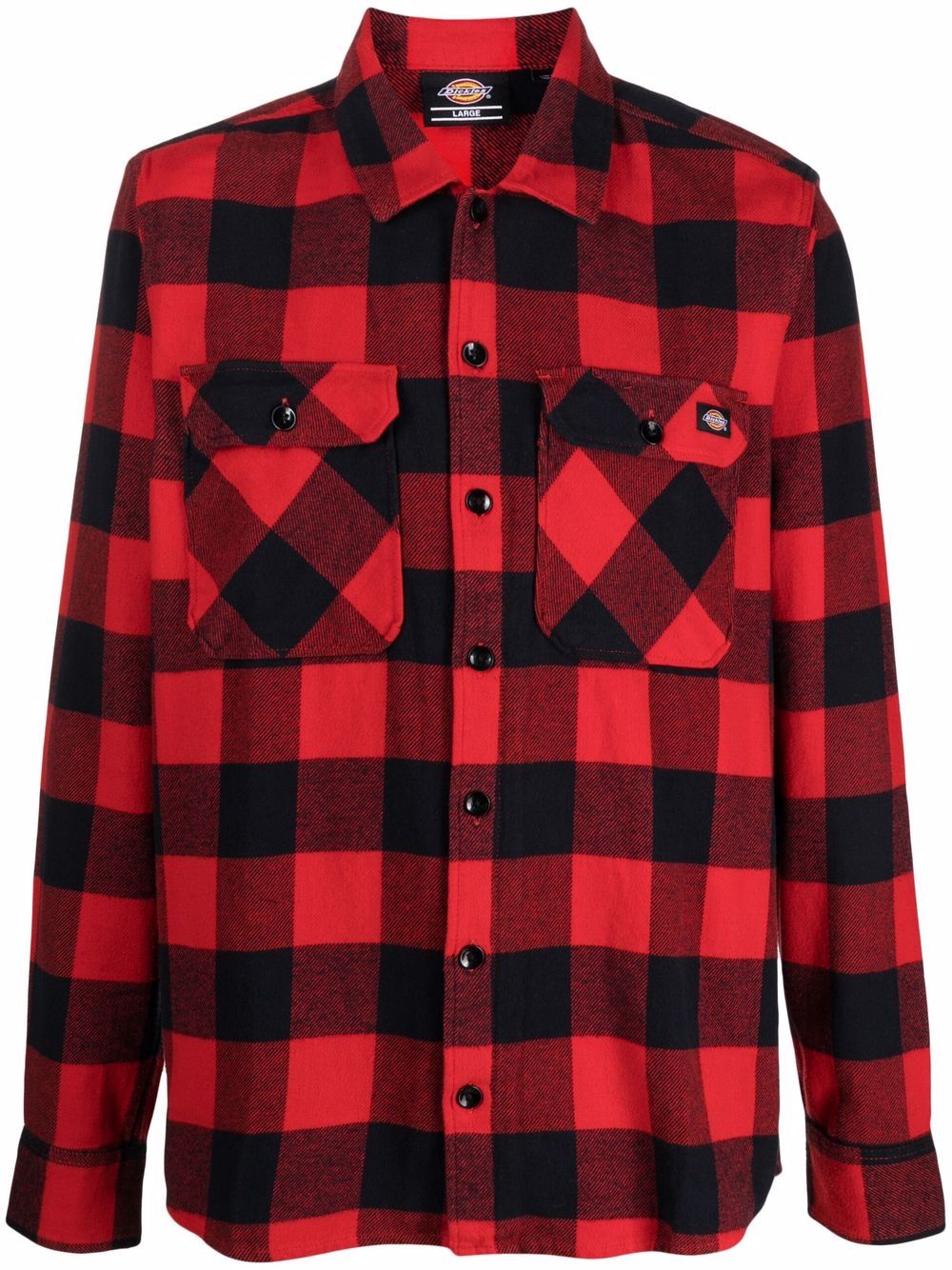 Dickies Construct checked cotton shirt - Red