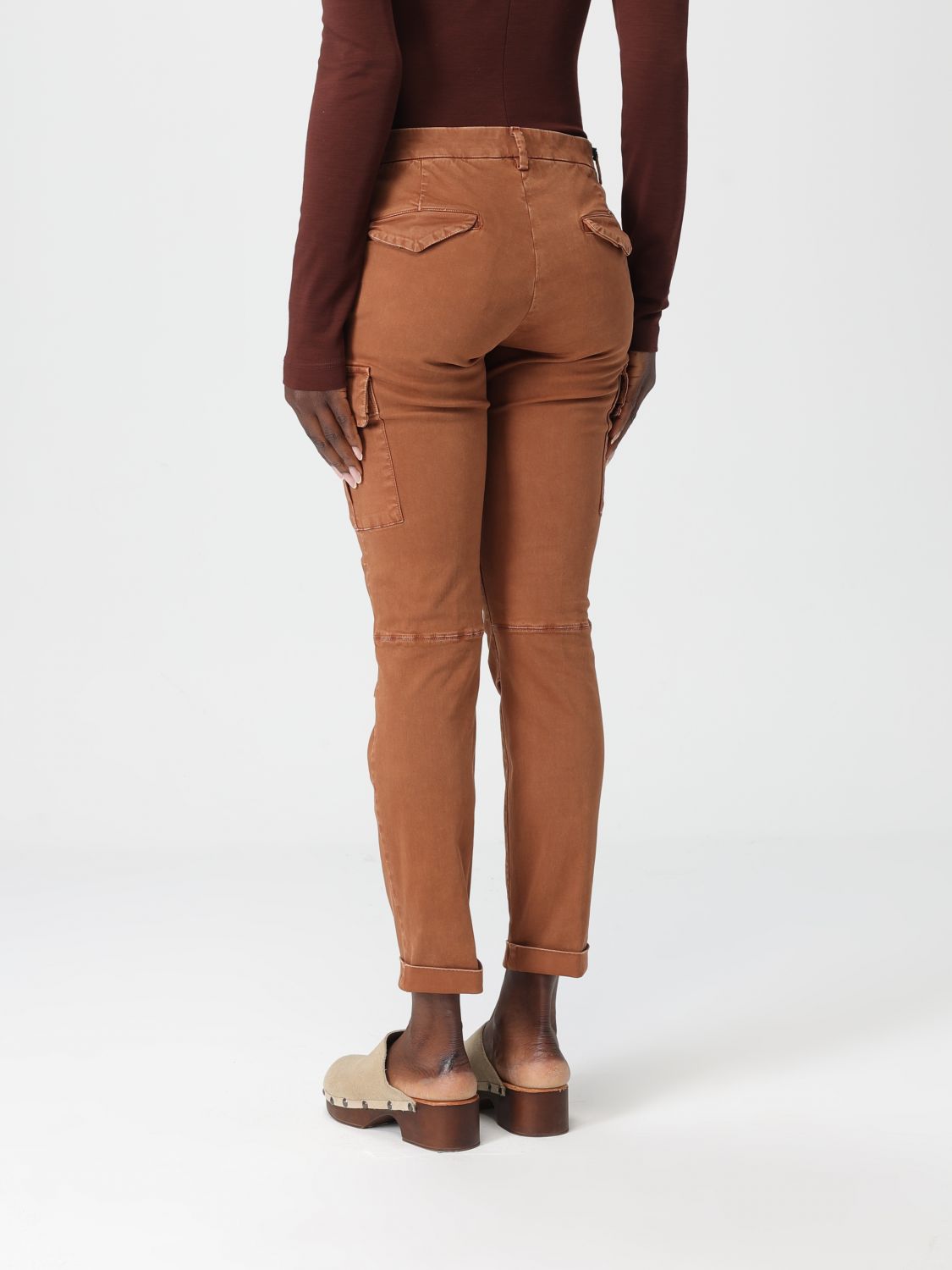 Pants Woman color Brick Red