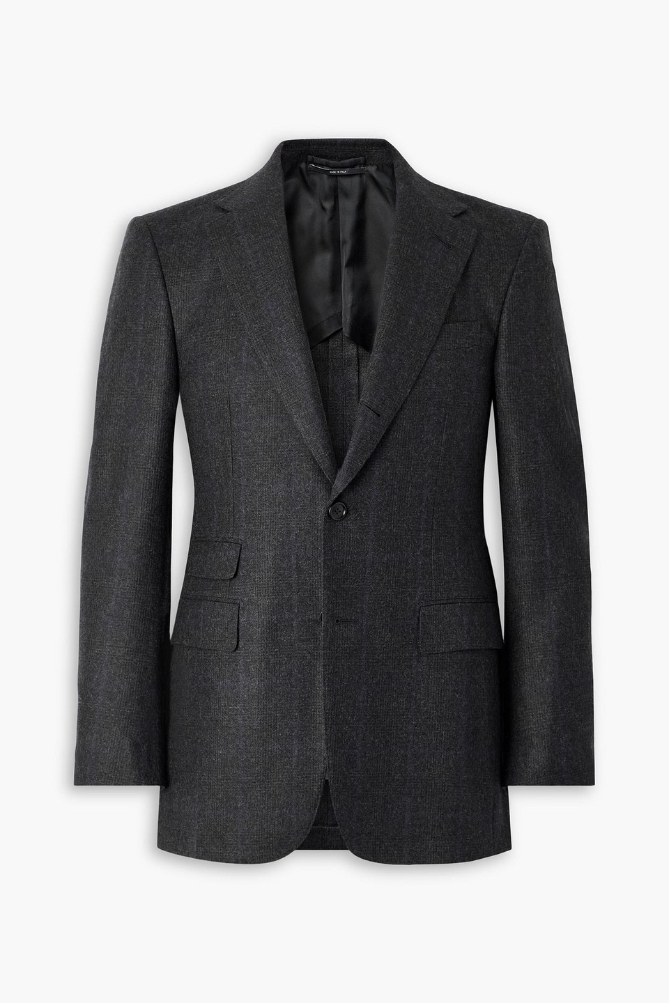 Prince of Wales checked wool suit jacket - Gray - IT 48