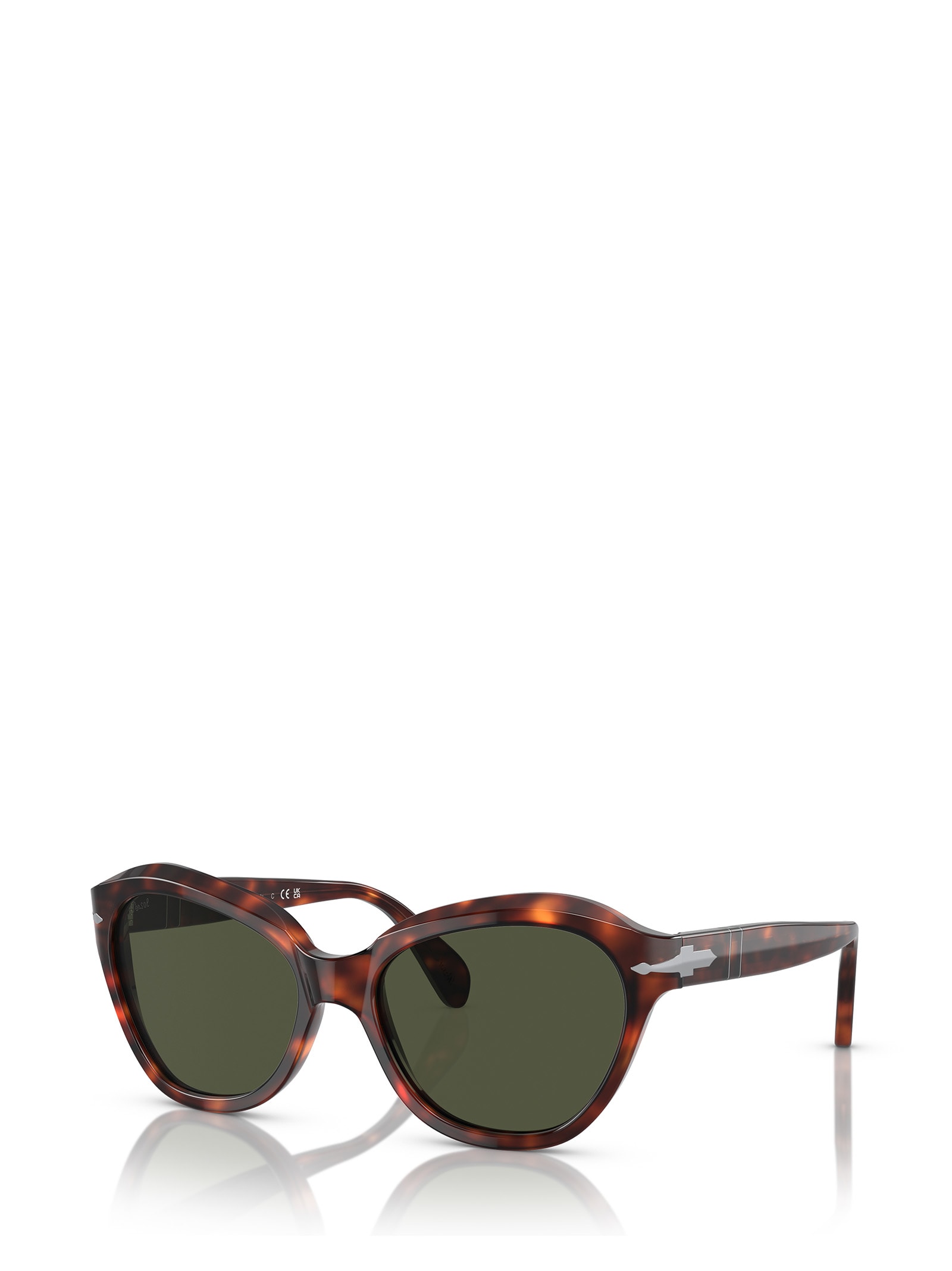 Cat eye-frame sunglasses - Brown