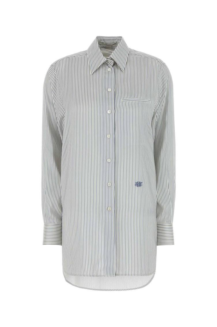 Logo Pinstripe Shirt