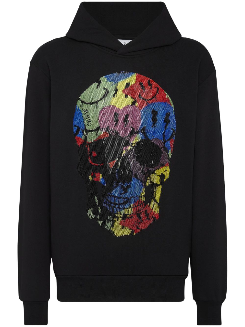 Skull-embellished sweatshirt - Black