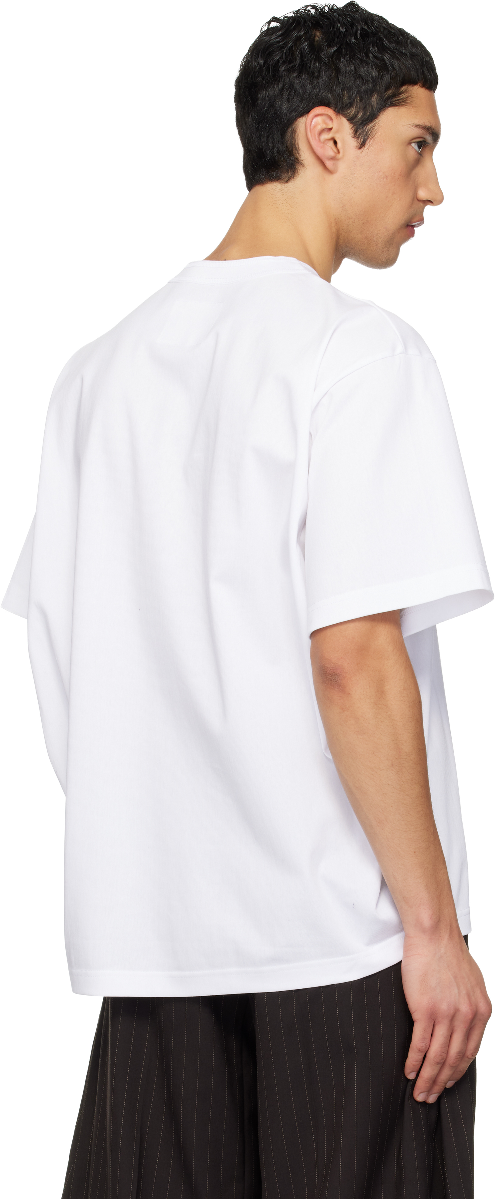 White Cotton Jersey T-shirt