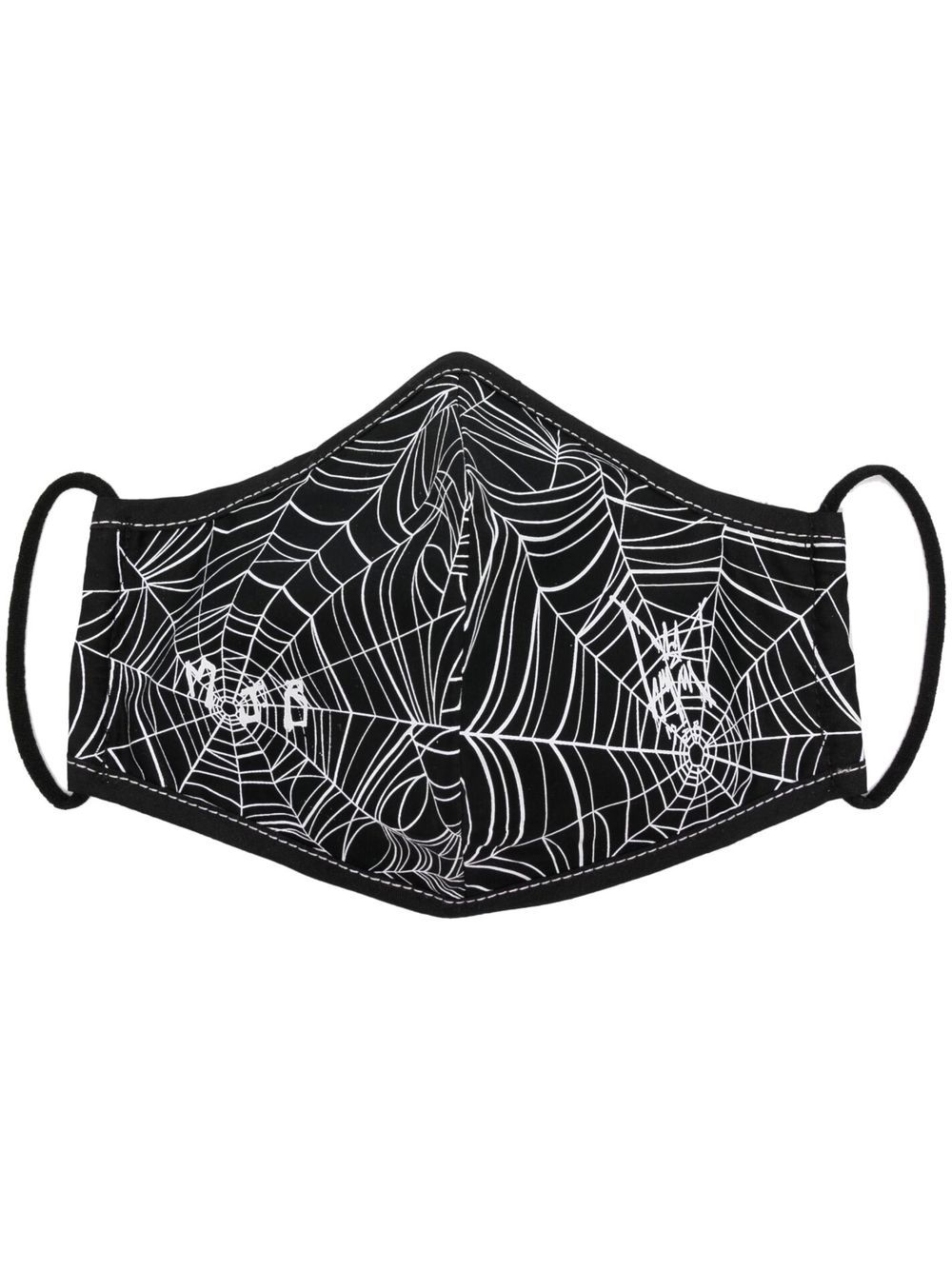 Web-print face mask - Black
