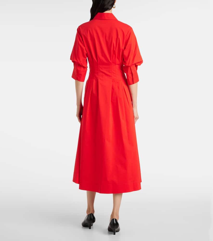 Jazz cotton-blend midi dress