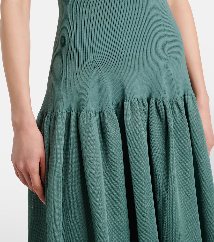 Maisie ribbed-knit maxi dress