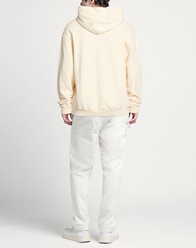 Forét Man Sweatshirt Ivory Size L Organic cotton