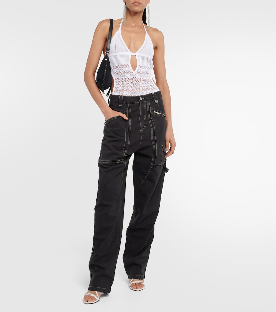 Paciane wide-leg cargo jeans