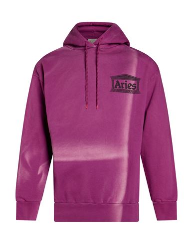Man Sweatshirt Mauve Size L Cotton