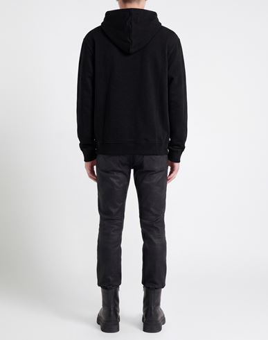 Man Sweatshirt Black Size XXL Cotton, Polyester