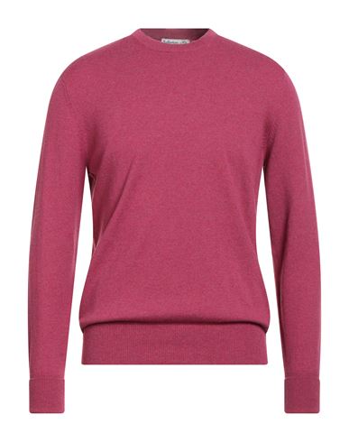 Man Sweater Garnet Size 40 Cashmere