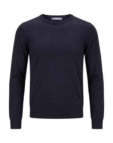 Man Sweater Midnight blue Size 3XL Polyester, Nylon, Viscose, Wool