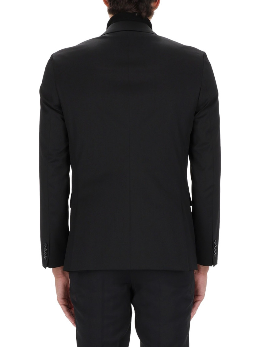Boss - notch lapel jacket with button cuffs and pocket