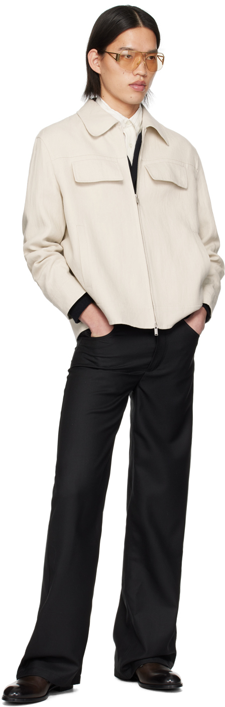 Lardini White Striped Shirt