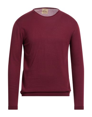 Rakkì Wear Man Sweater Burgundy Size 42 Mako Cotton