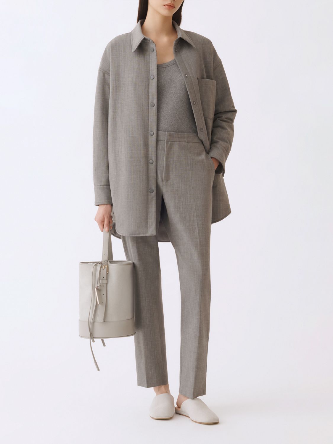 Pants Woman color Grey