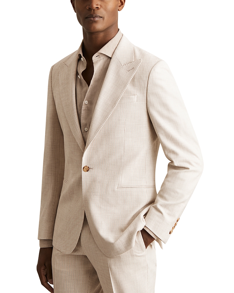 Kai Pinstripe Slim Fit Suit Jacket