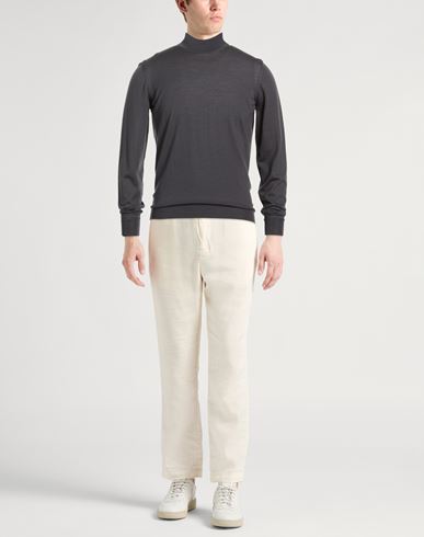 Man Turtleneck Navy Size 38 Merino Wool