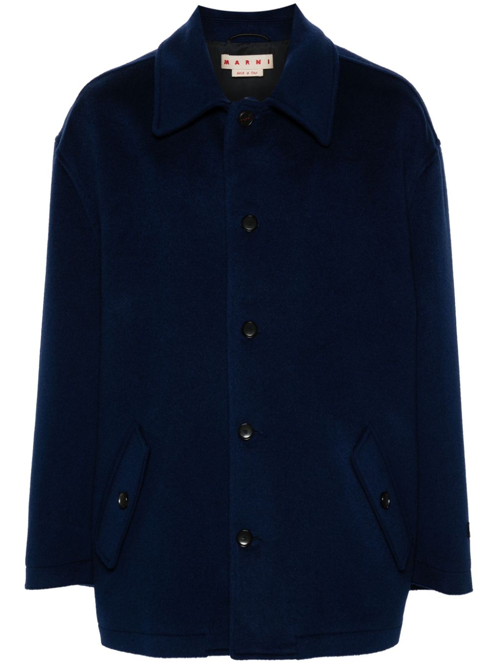 Single-breasted coat - Blue