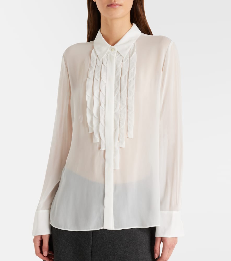 Sheer Twist georgette blouse