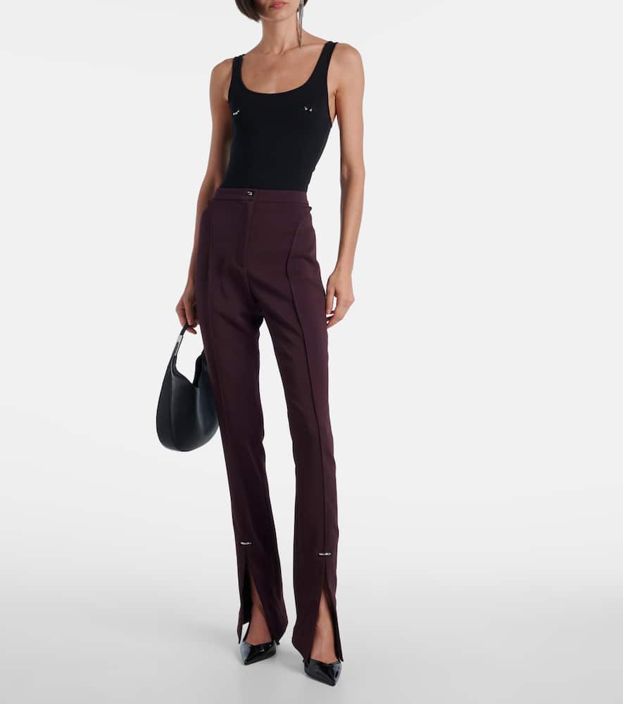 High-rise skinny pants