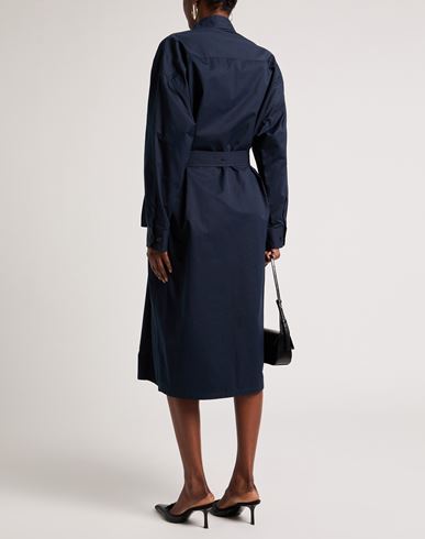 Fabiana Filippi Woman Midi dress Midnight blue Size 6 Cotton