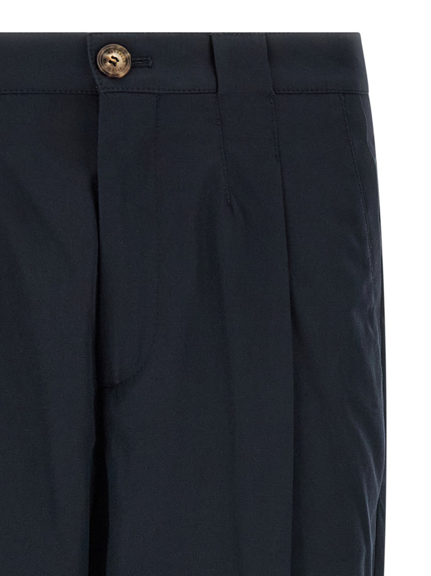 Brunello Cucinelli - pleated chinos trousers back and side pocket