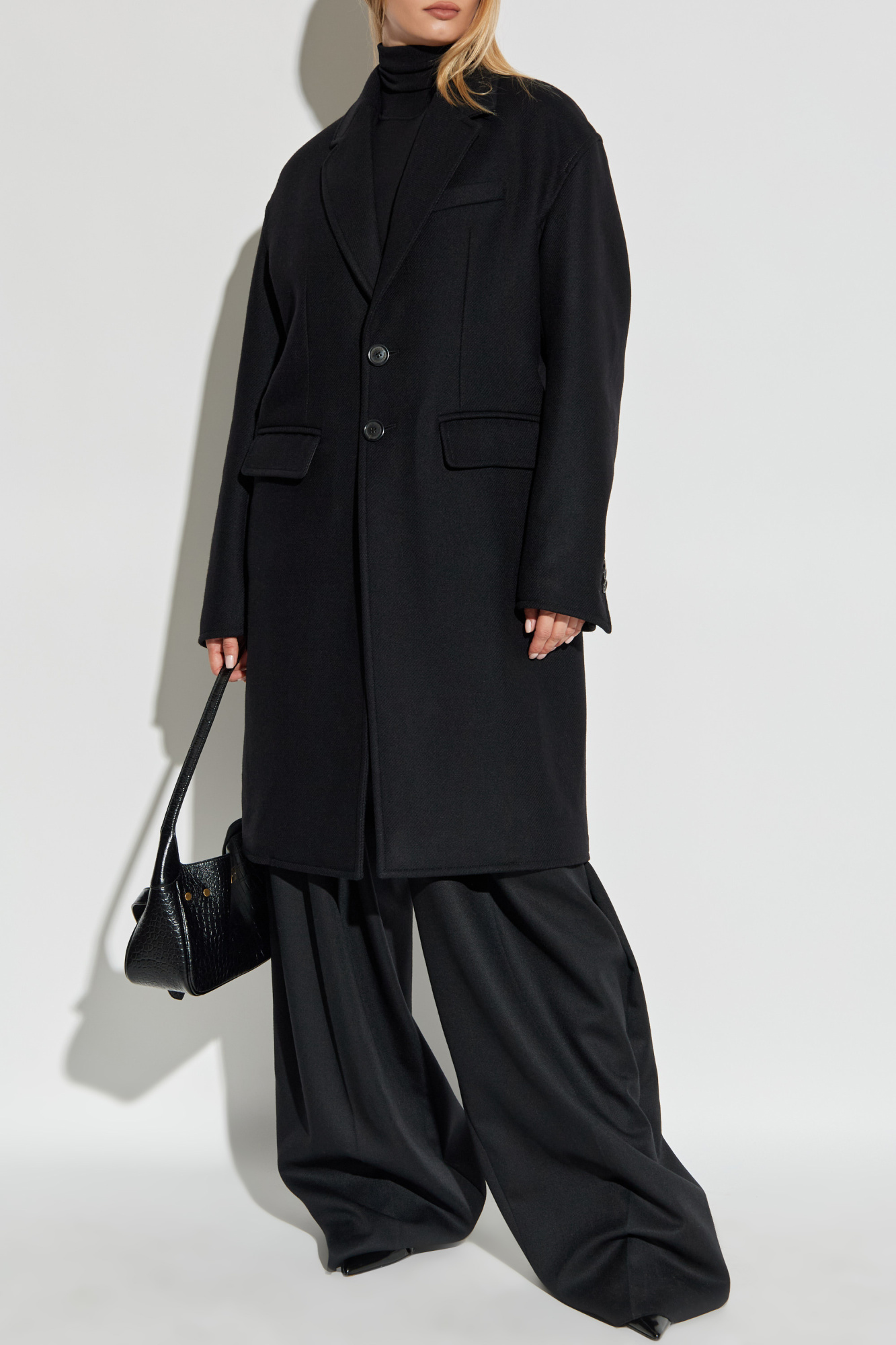 Wool Coat, Women's, Black