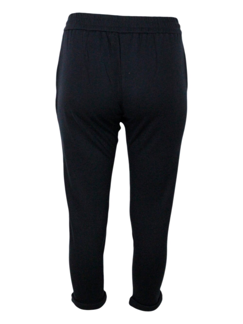 Jersey tapered sweatpants - Blue