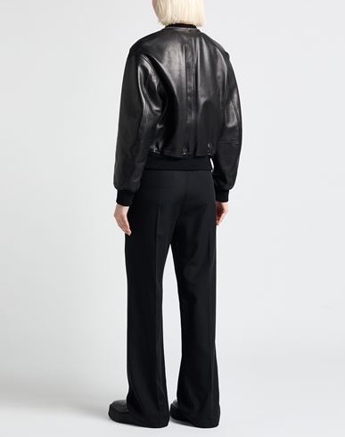 Woman Jacket Black Size 0 Ovine leather