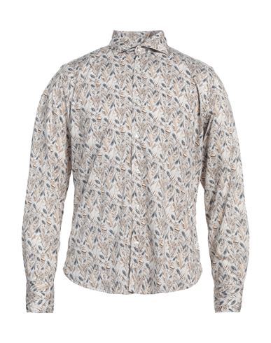 Man Shirt Beige Size 15 ¾ Cotton