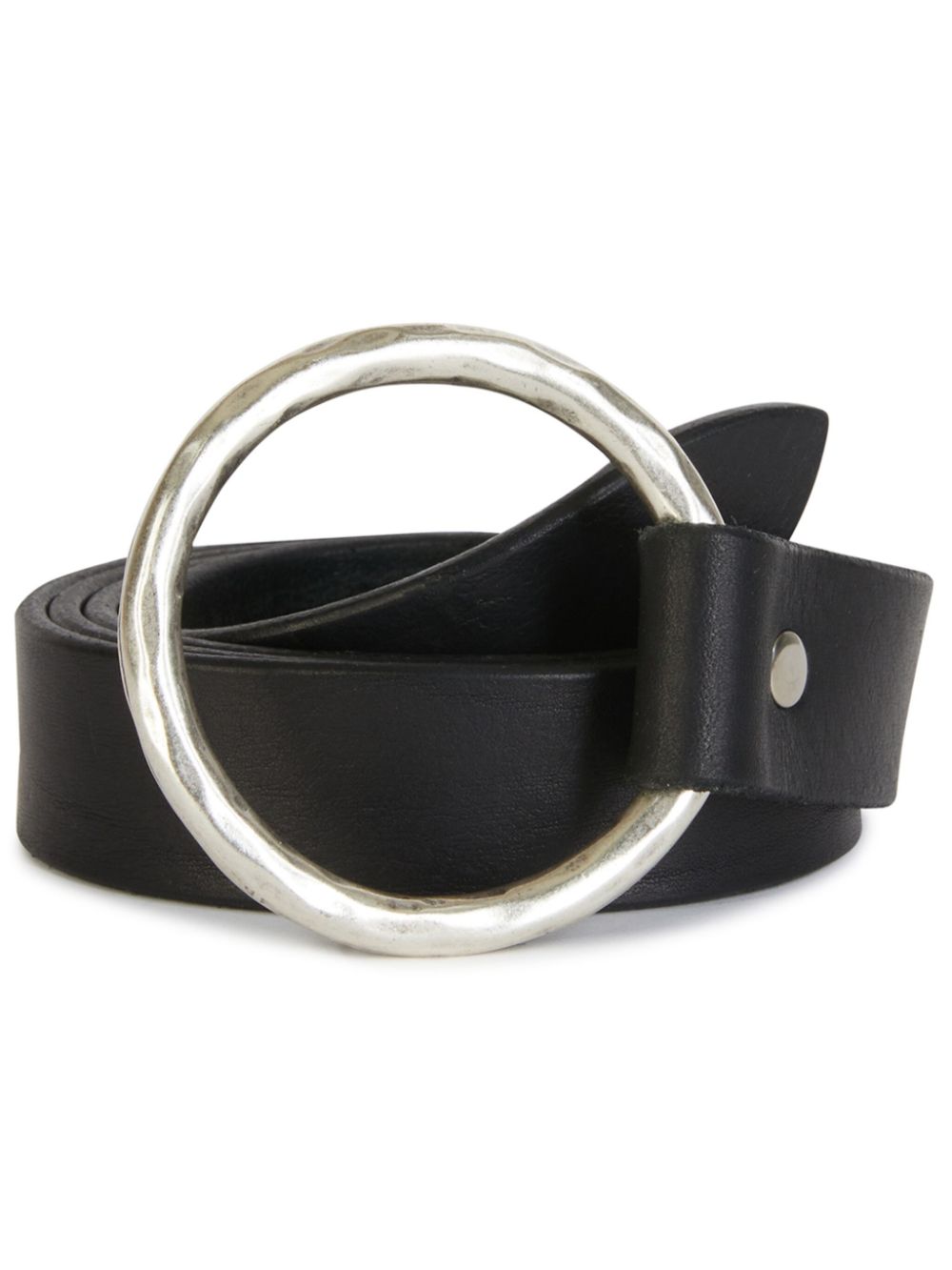 Leather belt - Black