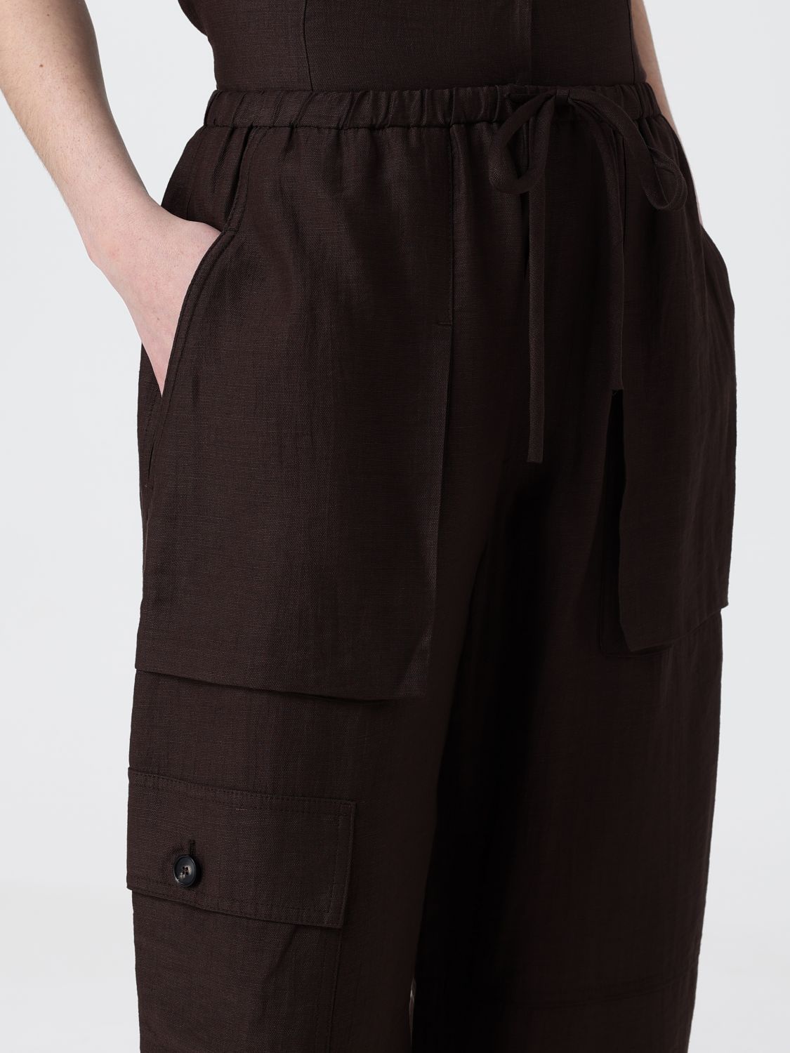 Pants Woman color Brown