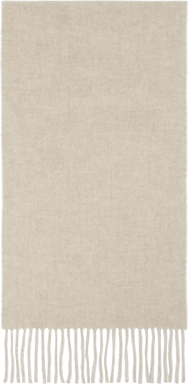 JACQUEMUS Beige Les Classiques 'L'écharpe Jacquemus' Scarf