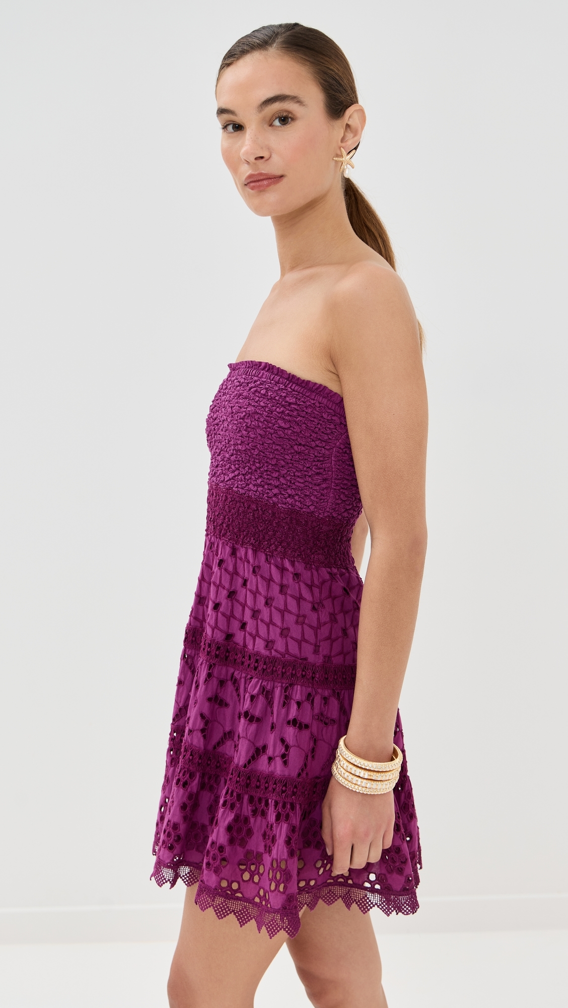 Albegna Dress Aubergine